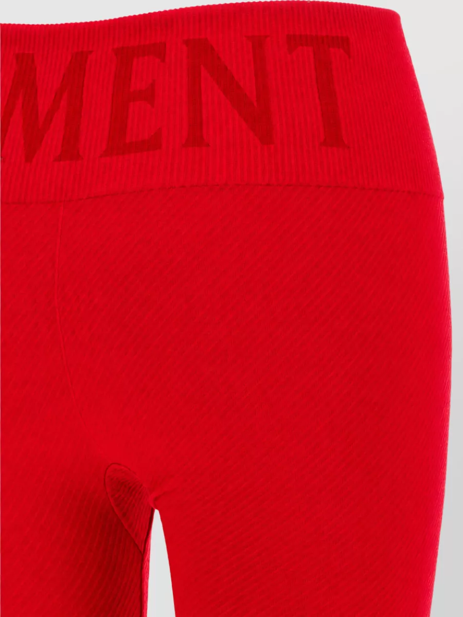 Perfect Moment Cashmere-Blend Ribbed High-Rise Leggings