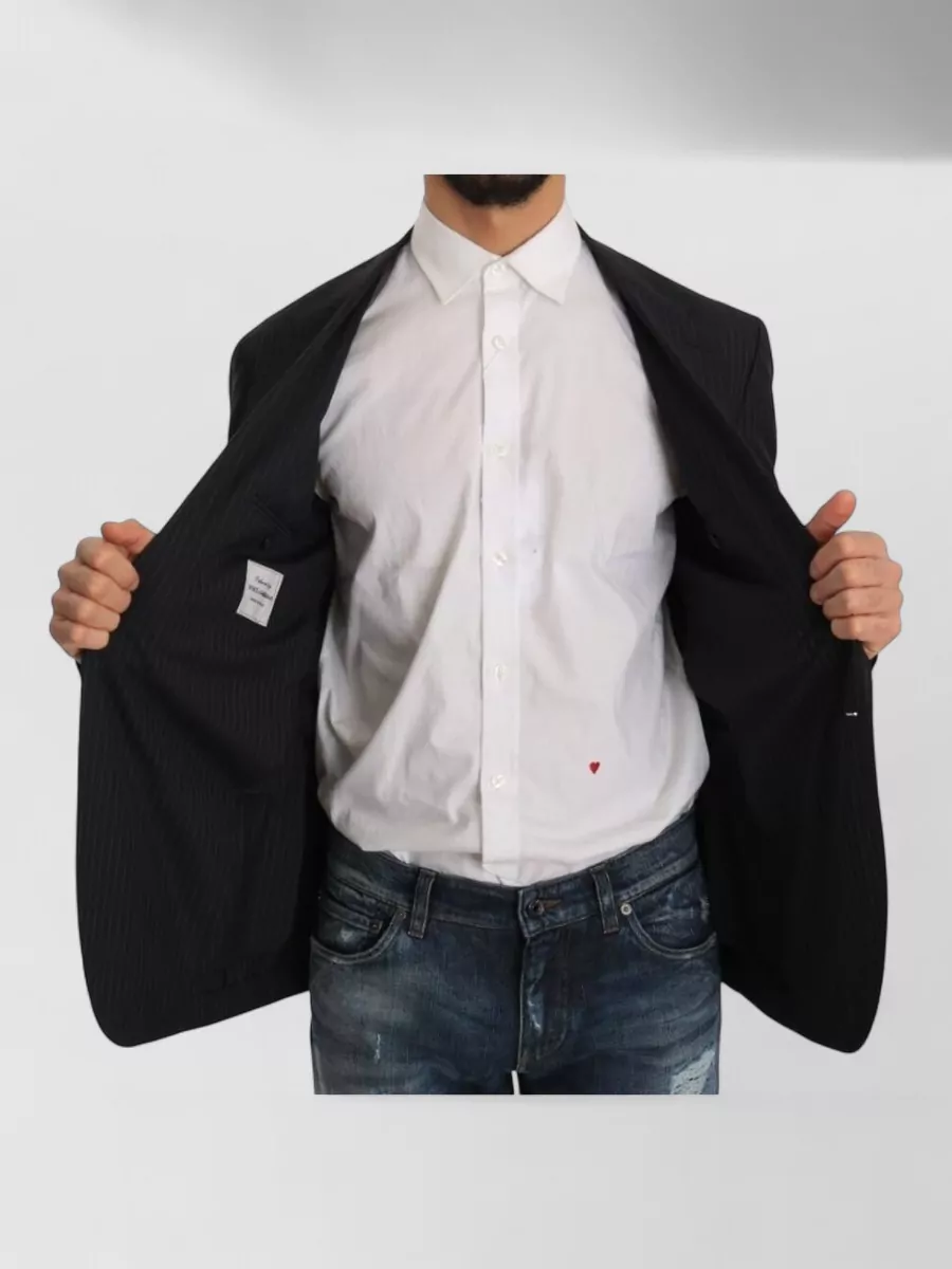 Dolce&Gabbana Striped Slim-Fit Blazer