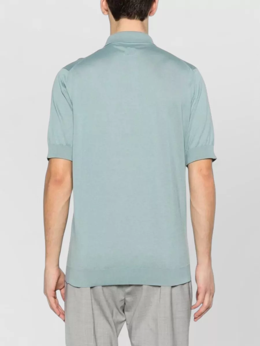 Lardini Mens Polo Shirt Short Sleeves Collar