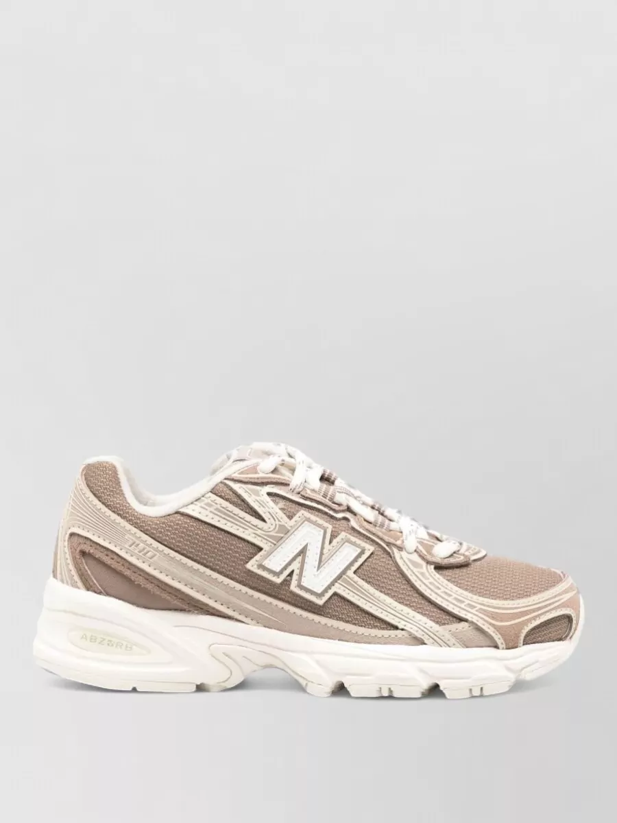 New Balance Leather Paneled Low-Top Sneakers