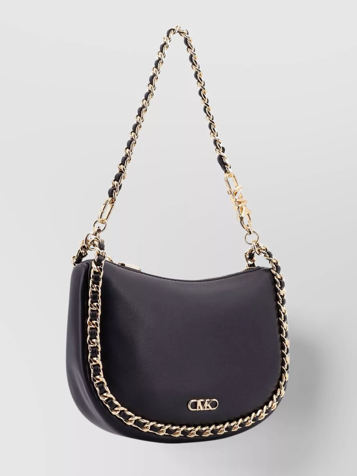 Michael Kors Kendall Leather Shoulder Bag With Frontal Monogram