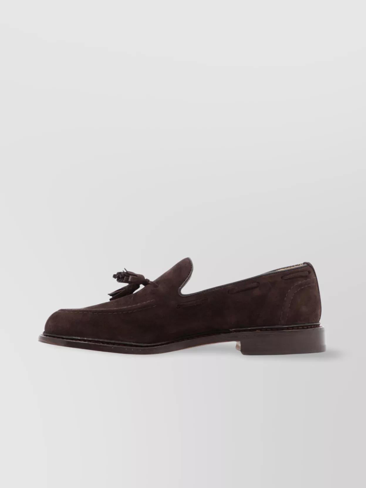 Tricker's Loafers With Tassel Detail And Stacked Heel