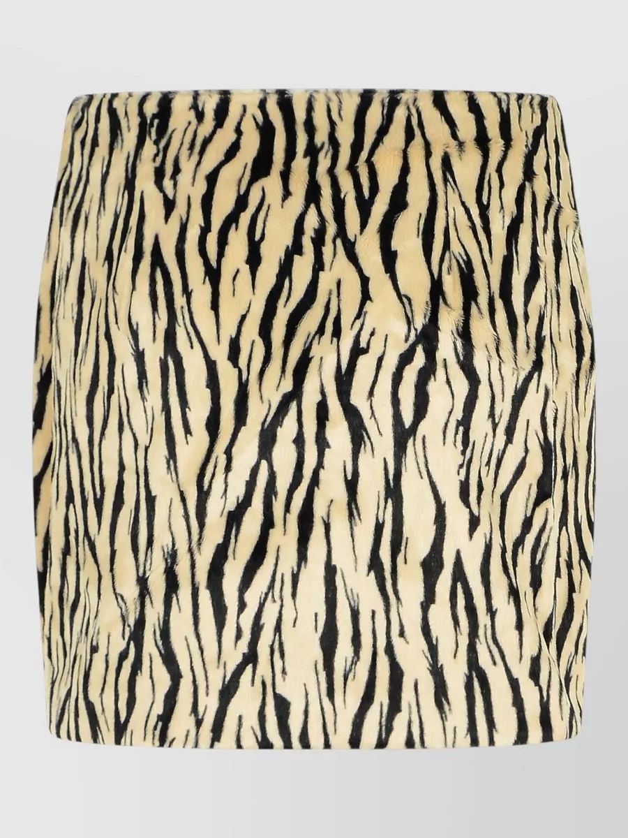 Rotate Printed Fitted Skirt