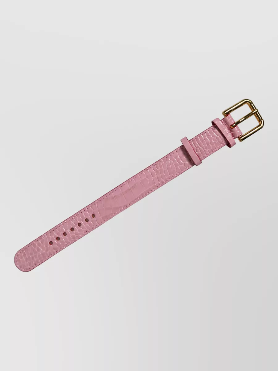 Dolce&Gabbana leather belt bracelet