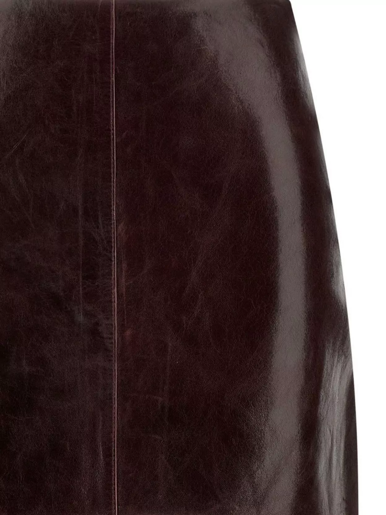 Sportmax Knee-Length High-Shine Skirt Seam Detailing