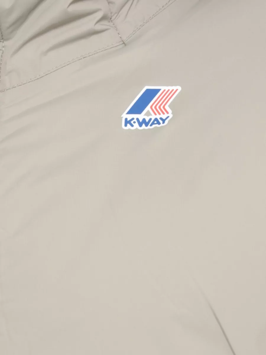 K-Way Hooded Short Jacket Drawstring Collar