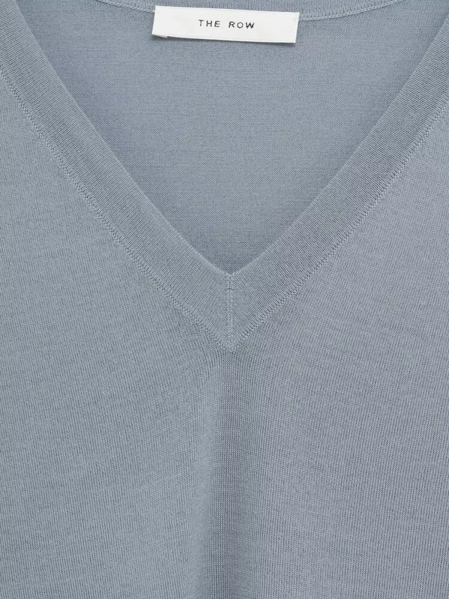 The Row Wool V-Neck Sweater