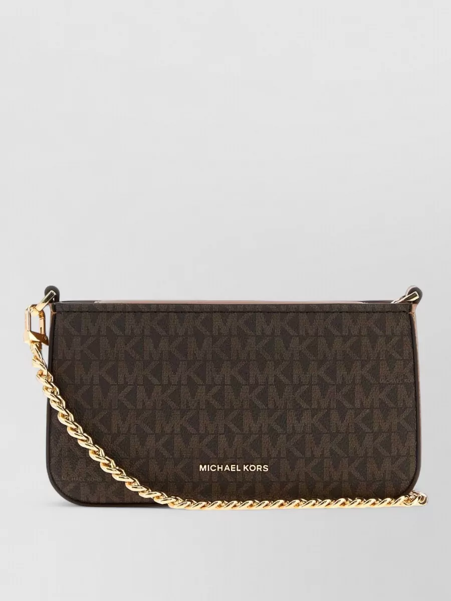 Michael Kors na canvas clutch bag