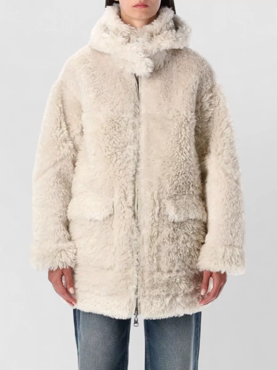 Urbancode Reversible Faux Fur Hooded Coat