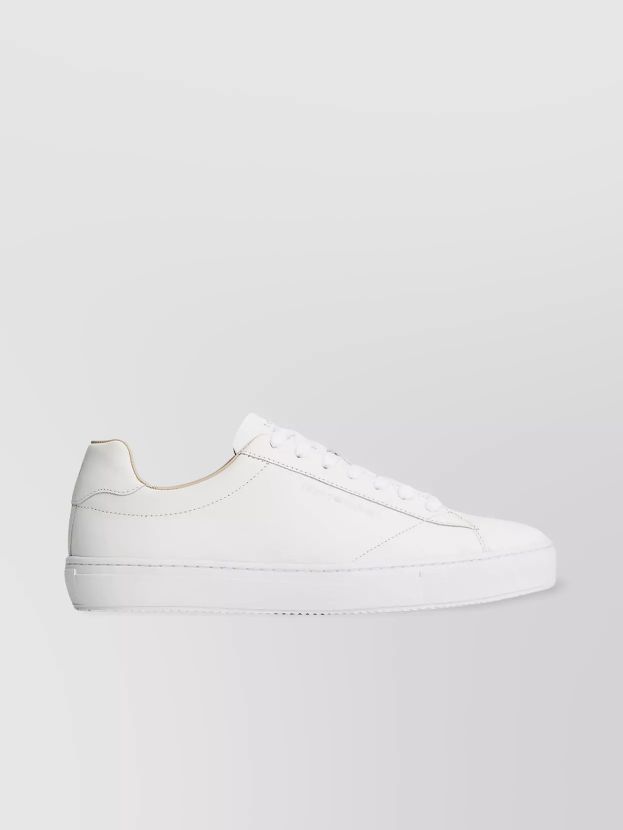 Tommy Hilfiger Leather Low-Top Sneakers With Round Toe