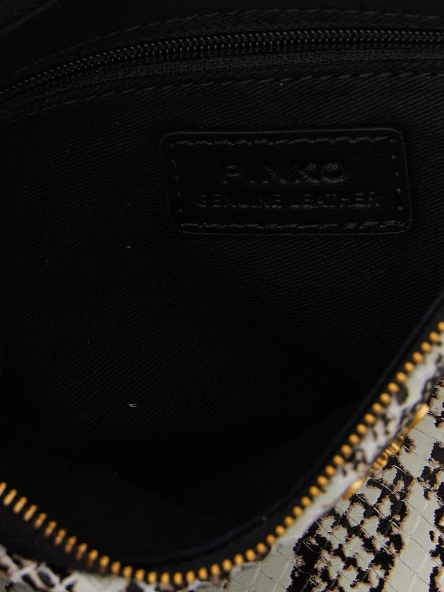 Pinko Love Bag Calfskin Leather Shoulder Bag
