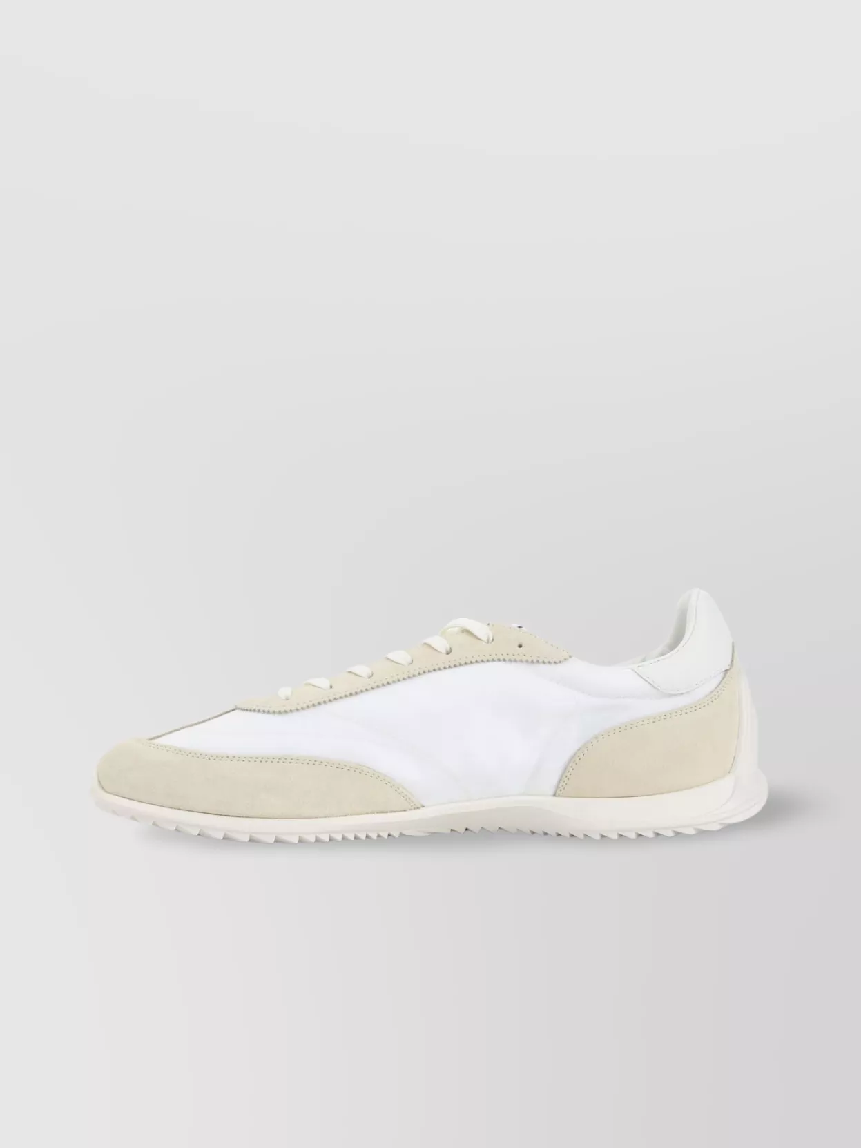 Celine Triomph Low Lace-Up Sneaker With Suede Panels