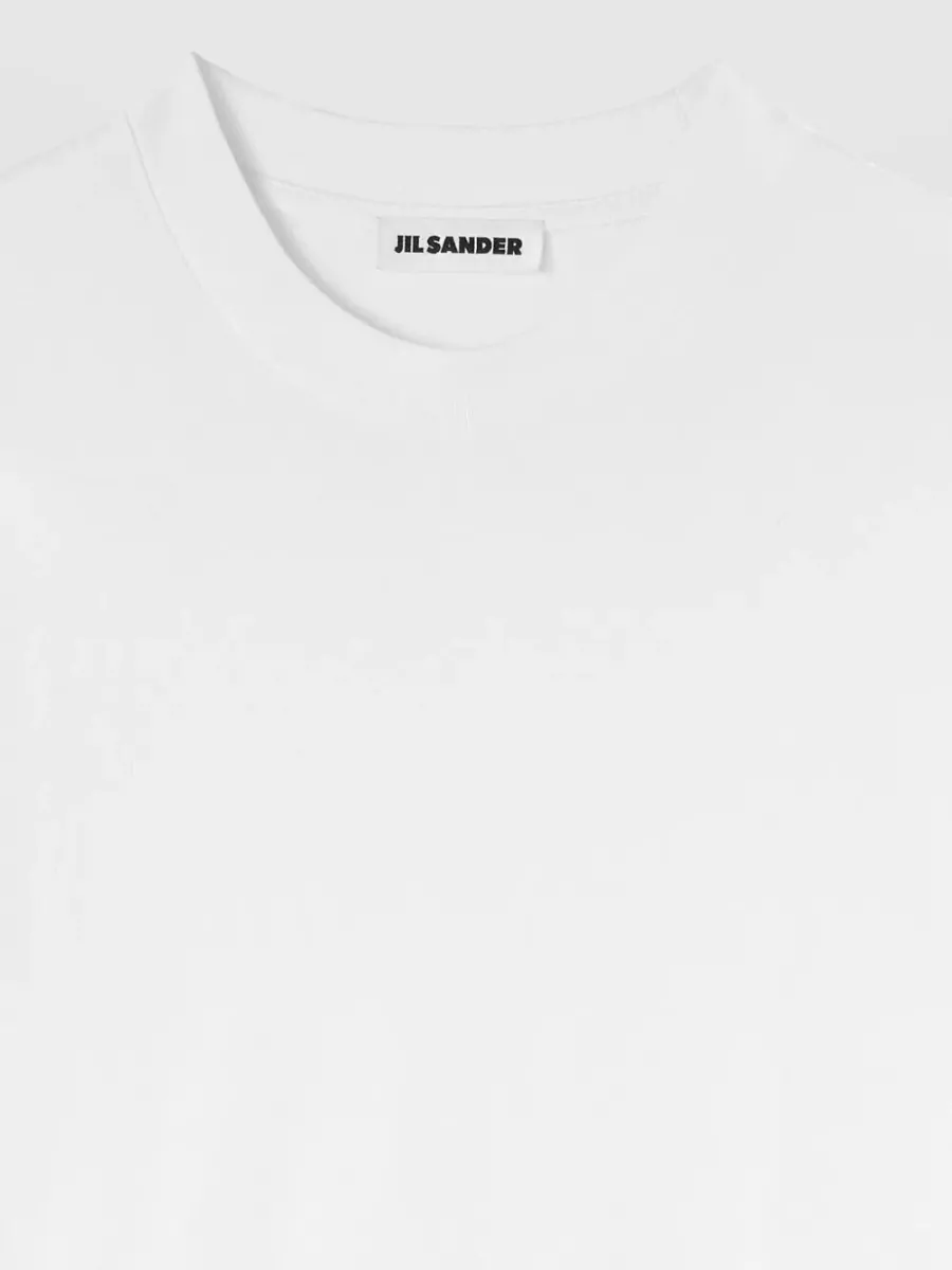 Jil Sander Crew Neck Straight Cut Short Sleeve T-Shirt