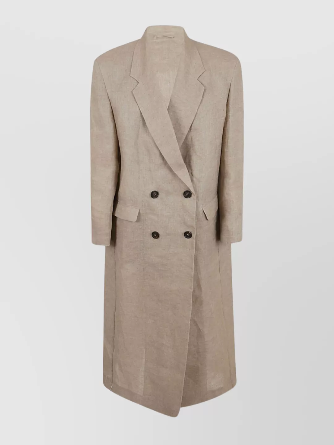 Shop Brunello Cucinelli Tailored Wool Coat With Sophisticated Design