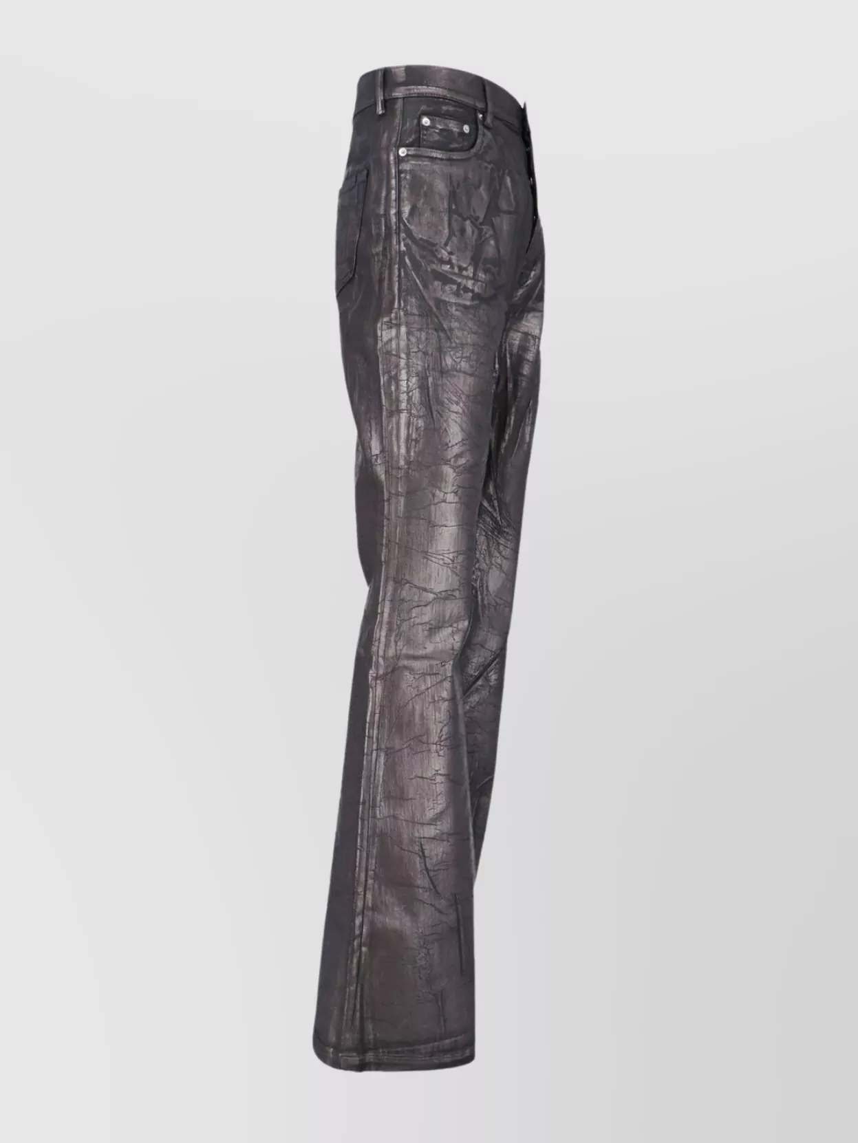 Rick Owens Drkshdw Flared Trousers With Pockets And Loops