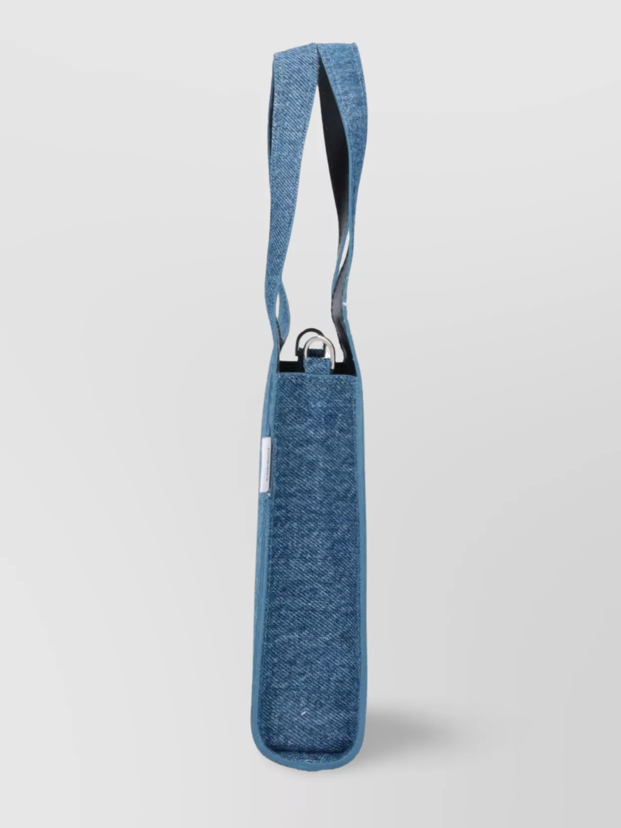 Coperni Denim Texture Shoulder Bag With Top Handle
