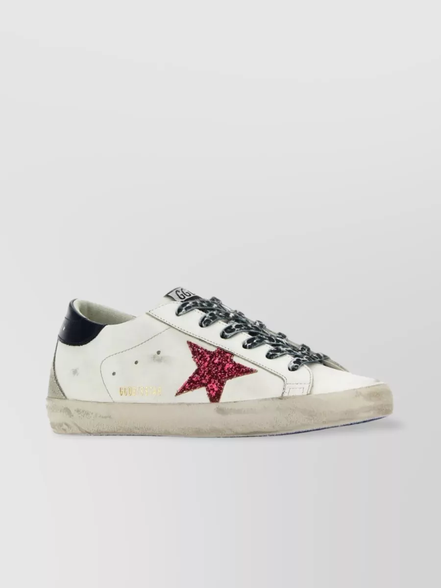 Golden Goose Superstar Distressed Leather Sneakers