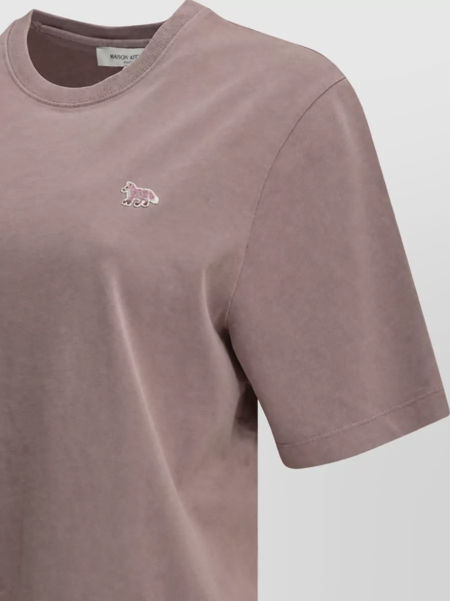 Maison Kitsuné Organic Cotton Crew-Neck Short-Sleeve T-Shirt
