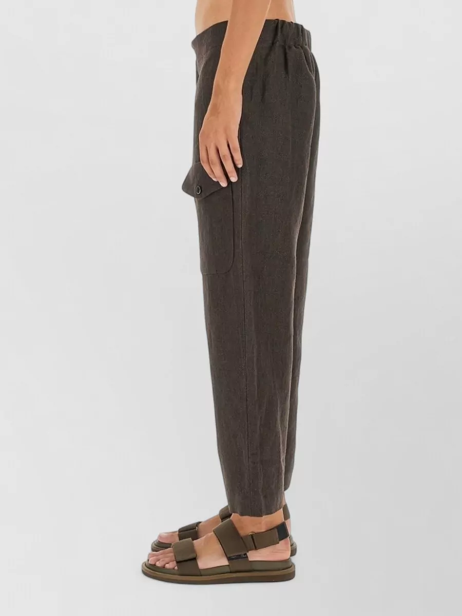 Uma Wang Regular-Fit Cropped Trousers