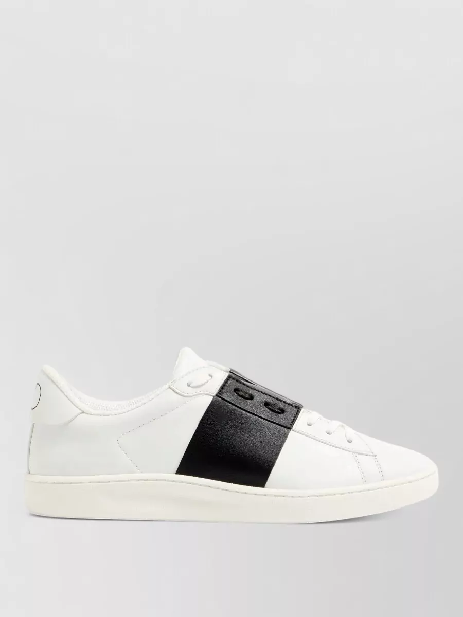 Valentino Leather Low-Top Sneakers