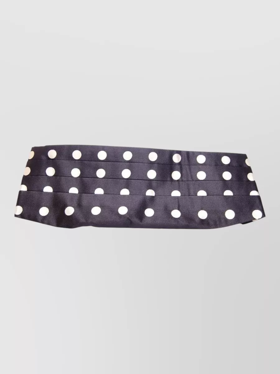 Dolce&Gabbana Silk Polka-Dot Cummerbund
