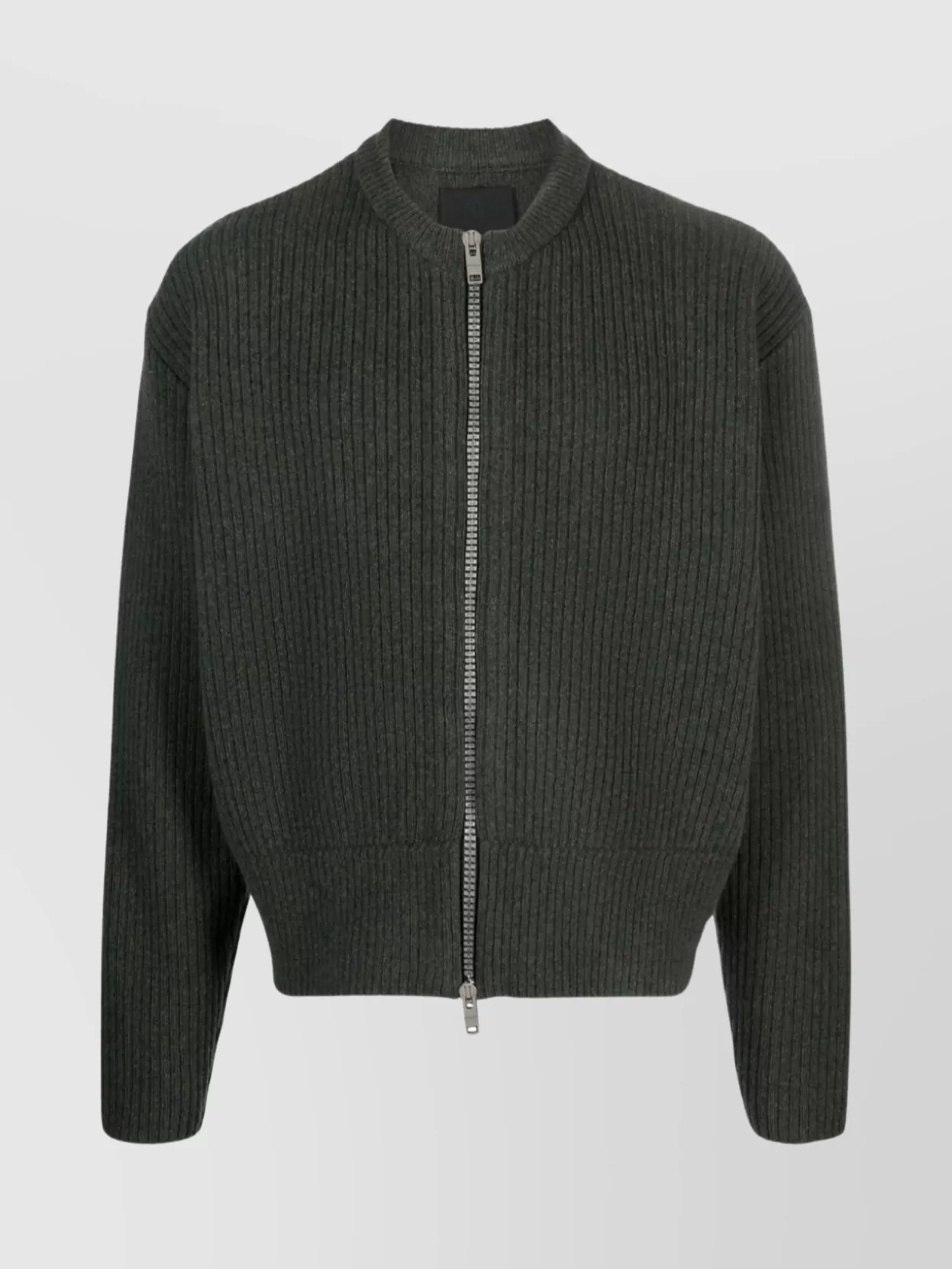 Shop Givenchy Versatile Wool Crewneck Cardigan In Black