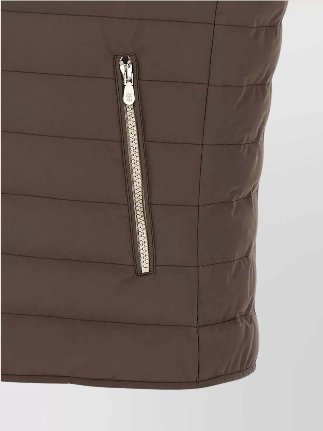 Brunello Cucinelli High Collar Quilted Vest