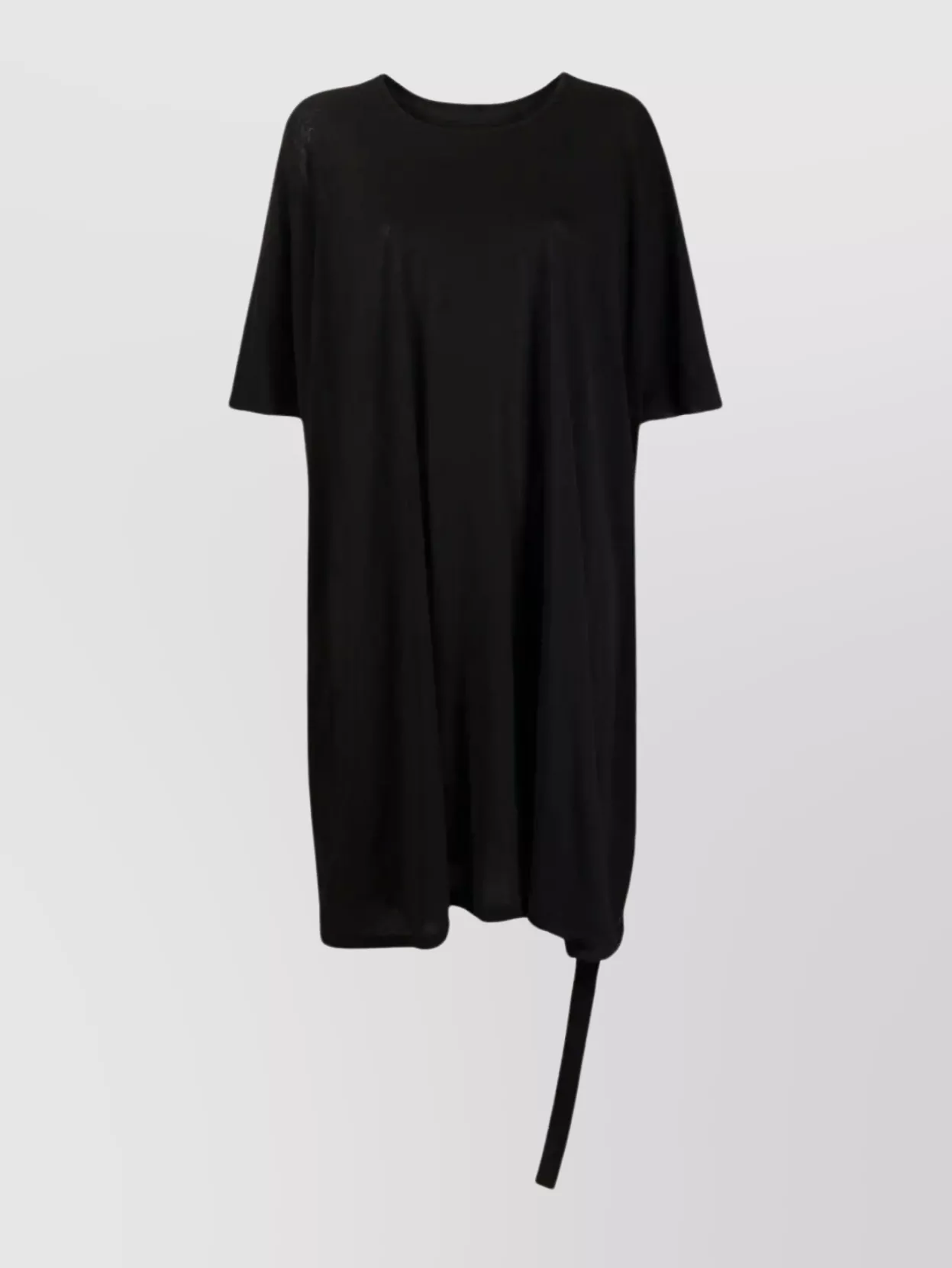 Rick Owens Drkshdw Asymmetric T-shirt Dress In Black