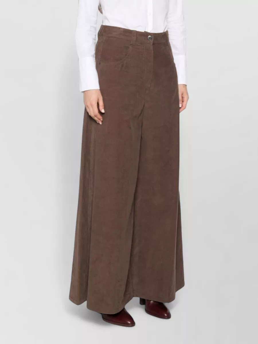 Brunello Cucinelli Cashmere Wide-Leg Trousers