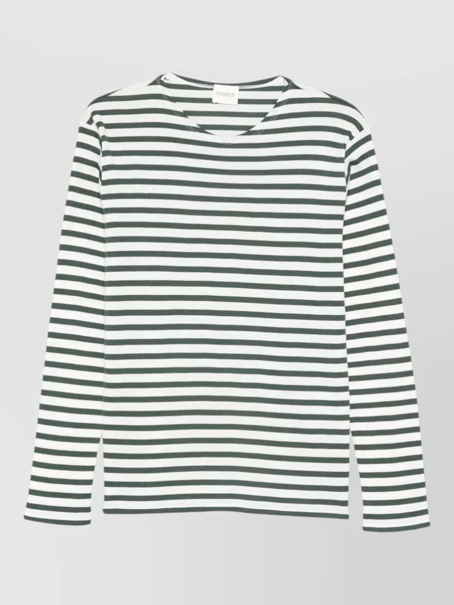 Closed Striped Long-Sleeve T-Shirt