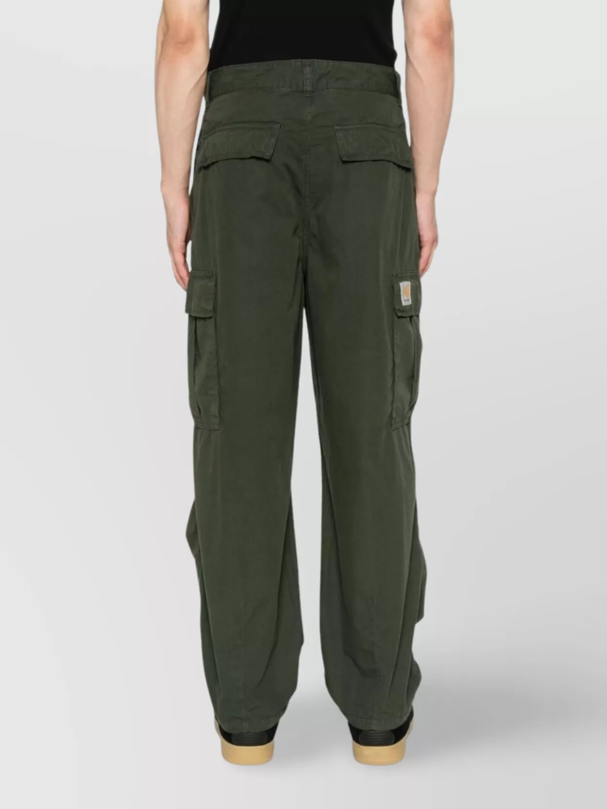 Carhartt Wip Cargo Trousers With Belt Loops And Multiple Pockets