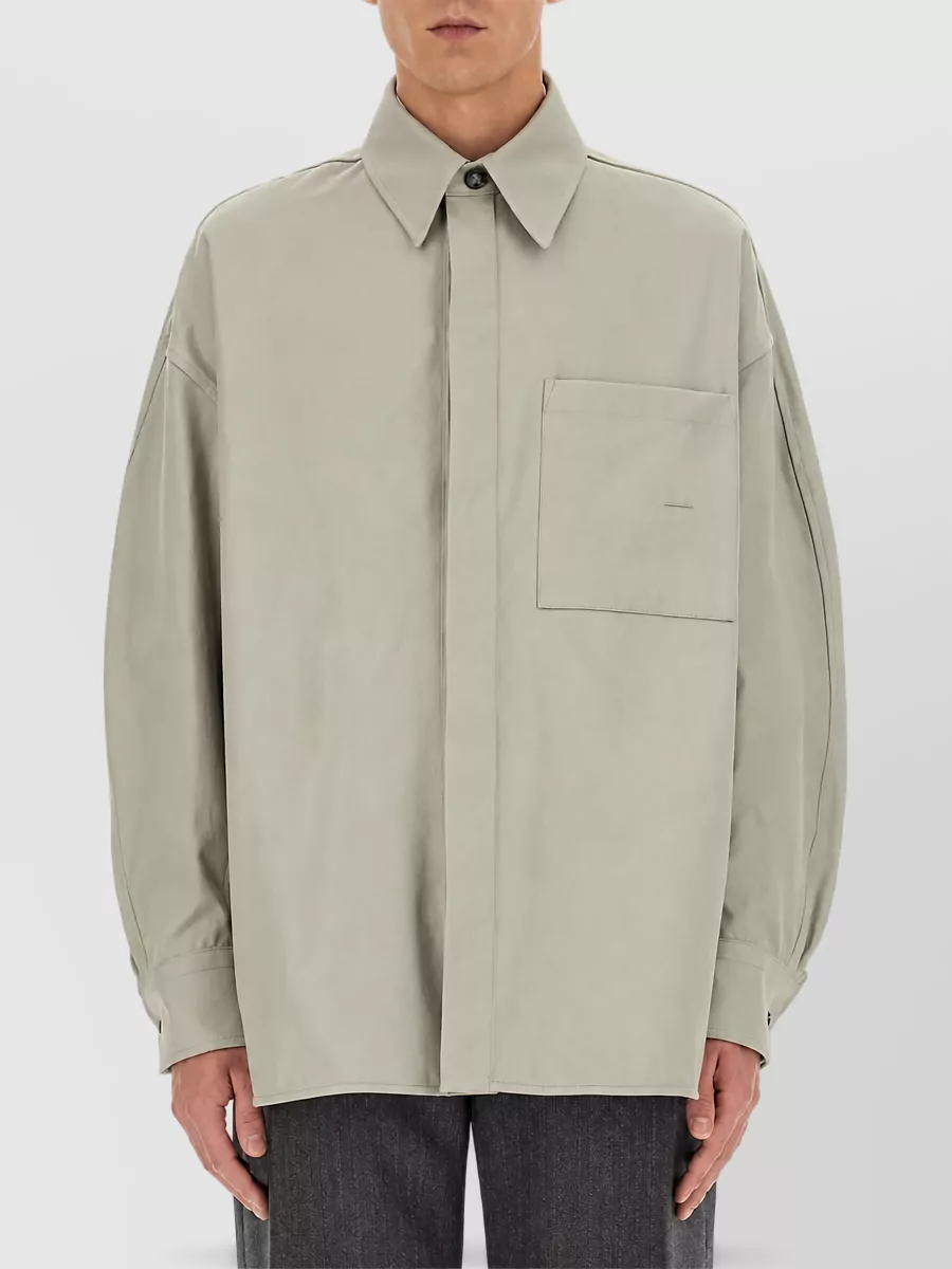 Bottega Veneta Cotton Twill Overshirt