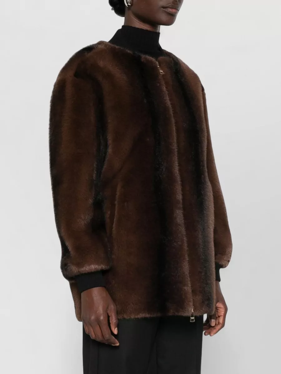 Ermanno Firenze Faux Fur Jacket