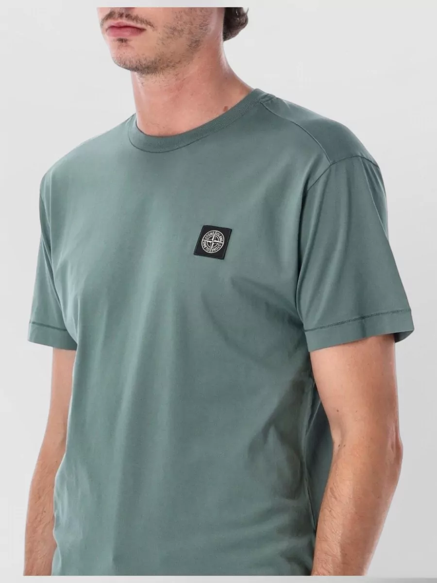 Stone Island Cotton Slim-Fit Ribbed Crew-Neck T-Shirt