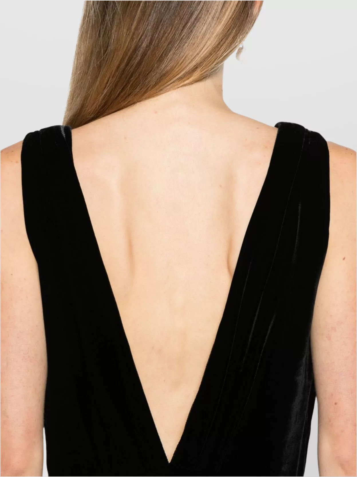 Parosh Maxi Dress Deep V-Back