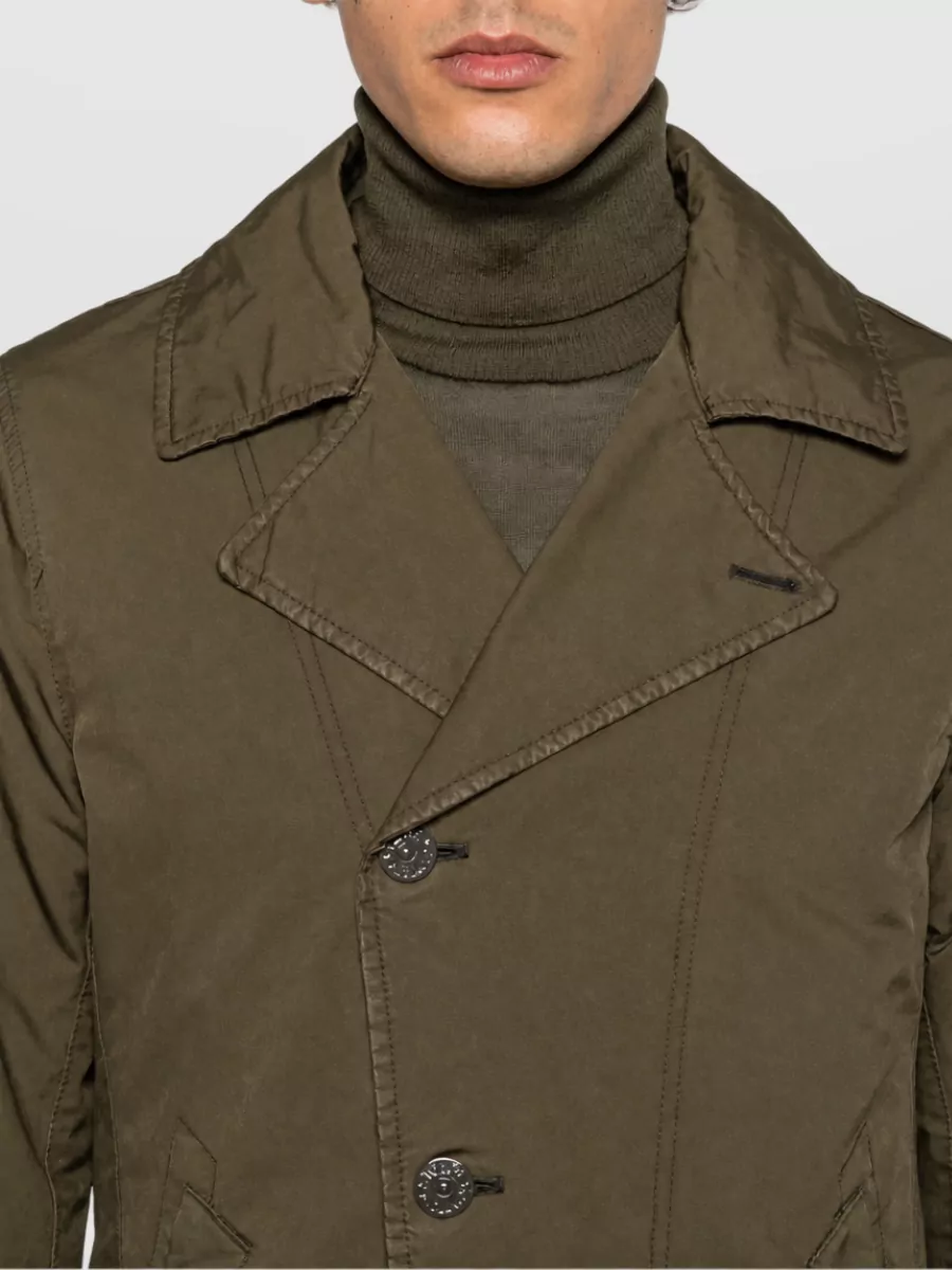Stone Island Single Breasted Coat