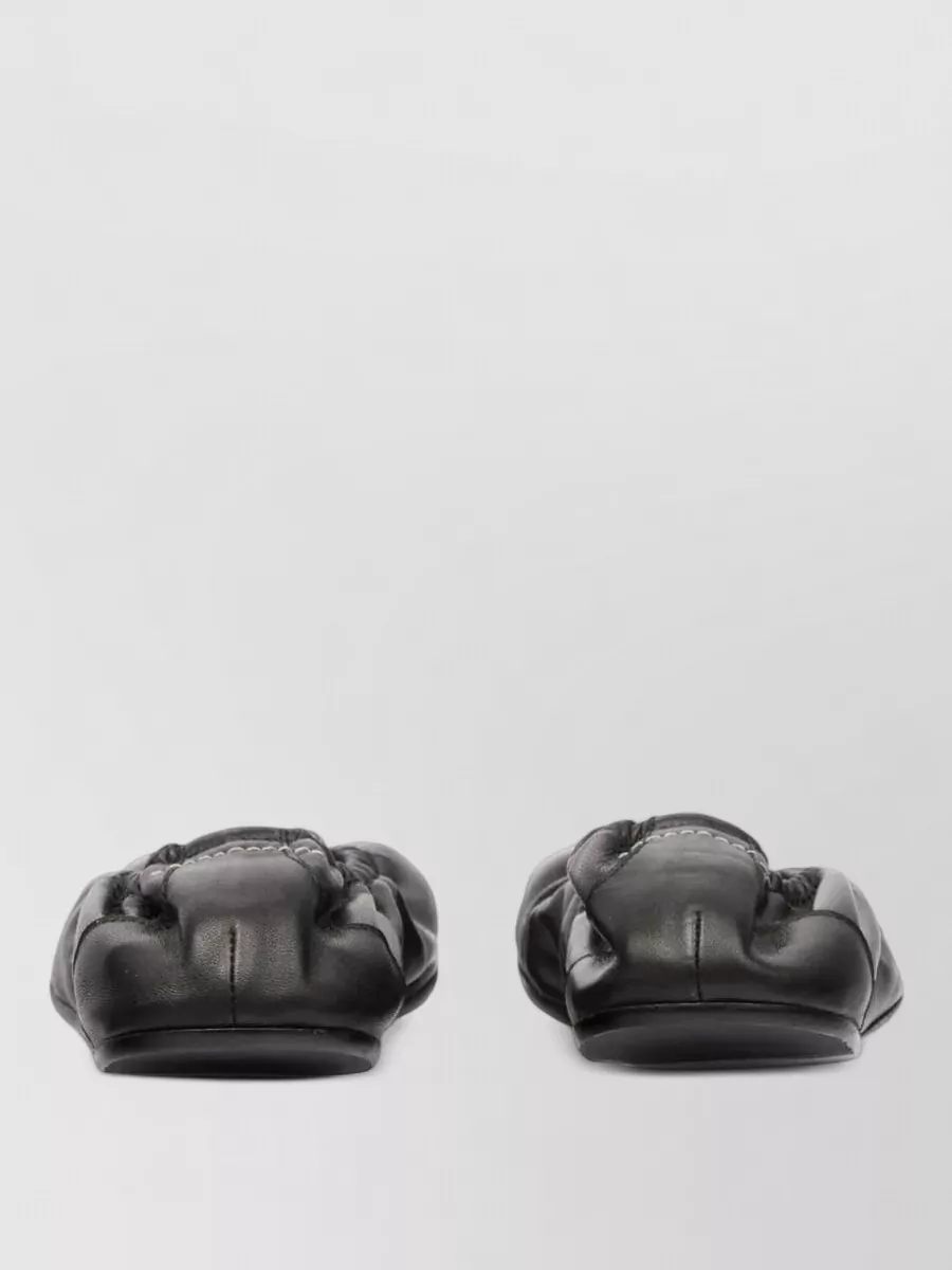Mm6 Maison Margiela Leather Ballerina Shoes