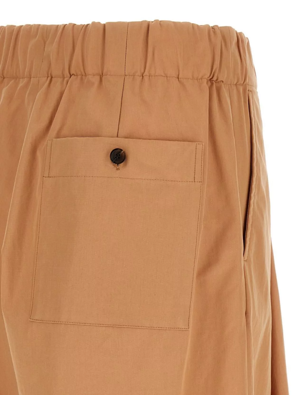 Dries Van Noten Wide Leg Trousers Elastic Waistband