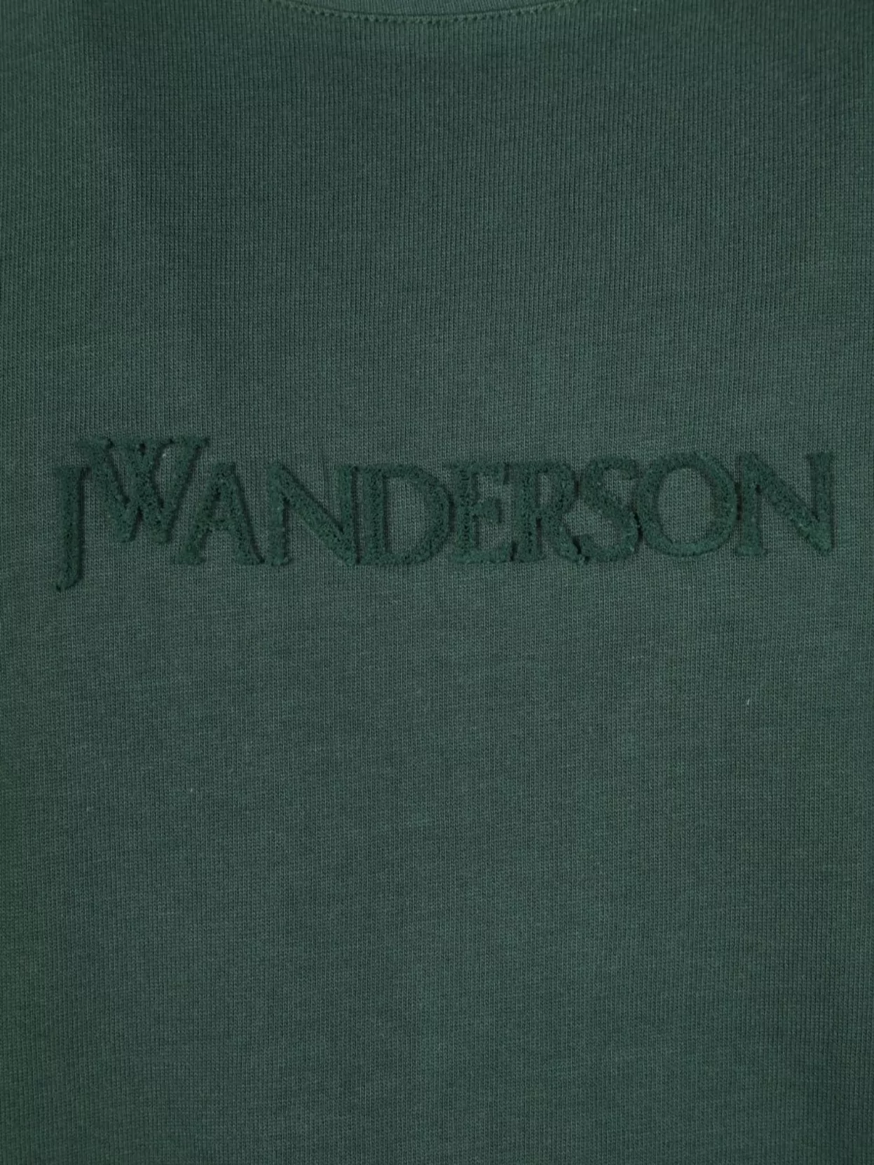 Jw Anderson Logo T-Shirt With Short Sleeves And Crew Neck