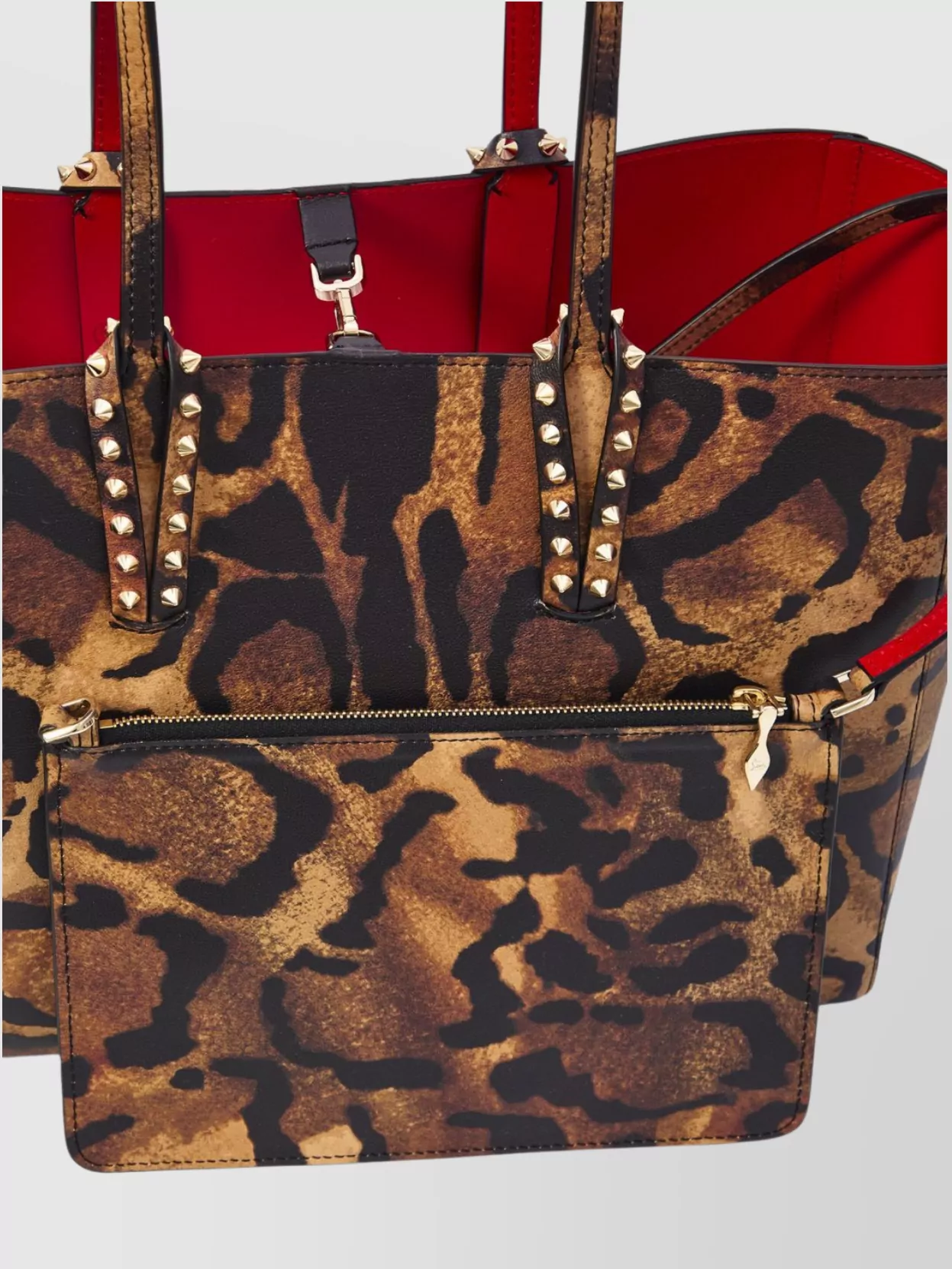 Christian Louboutin Small Beach Bag Animal Print