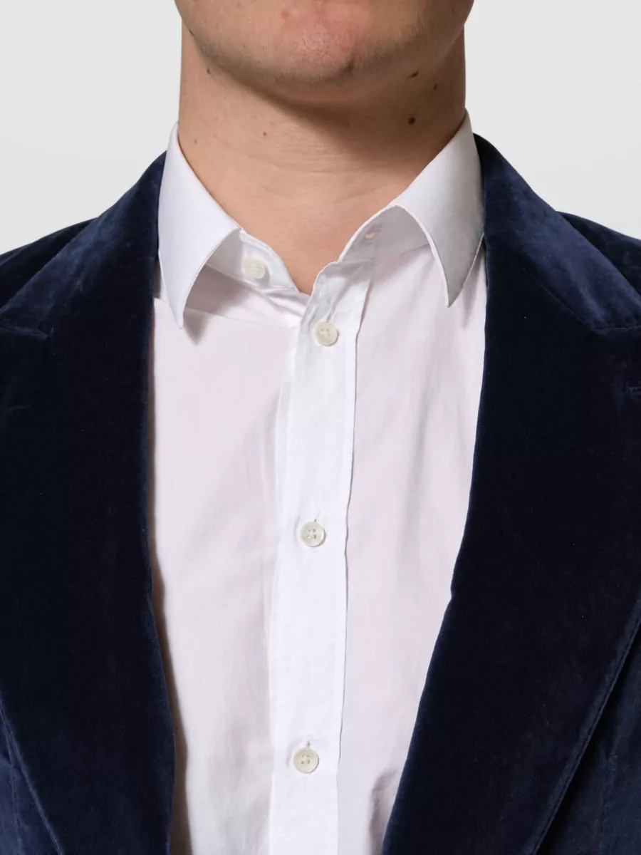 Dolce&Gabbana Velvet Single Breasted Blazer Jacket