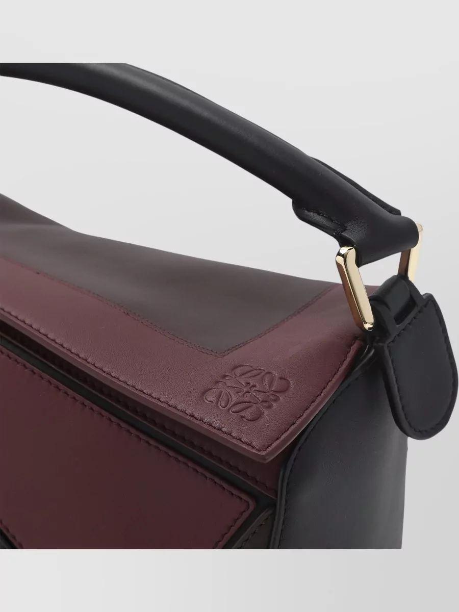 Loewe Geometric Shoulder Bag Gold Tone Hardware