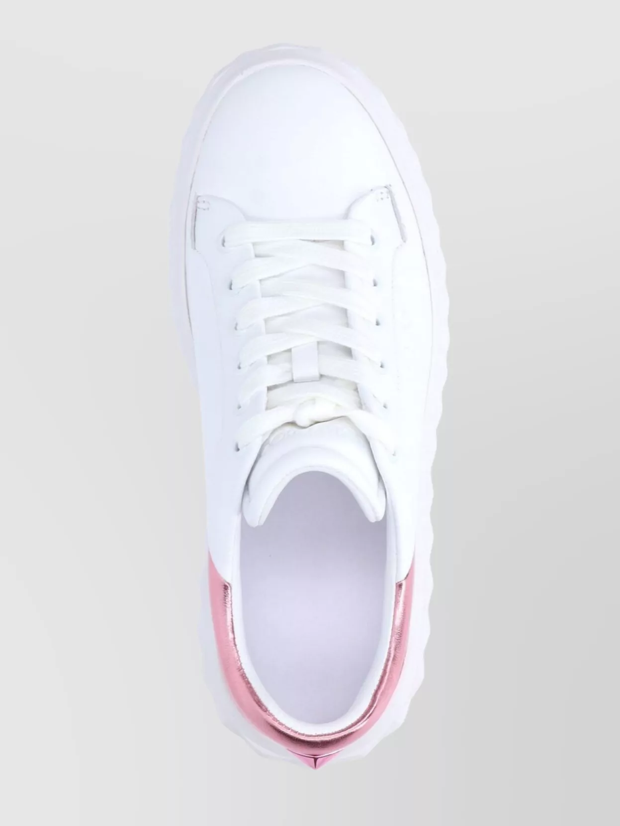 Jimmy Choo Sneakers Low Top Metallic Heel Detail