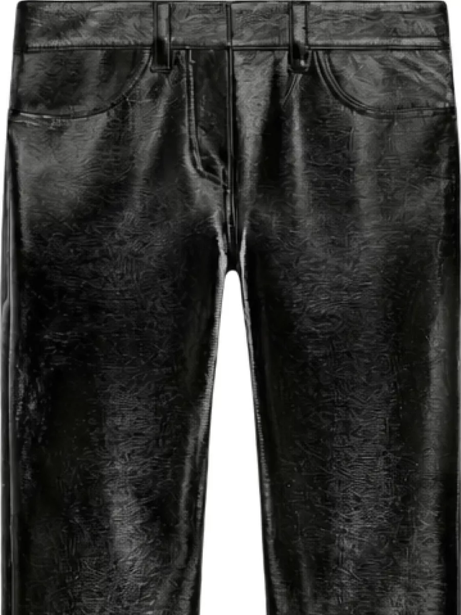 Courrèges Vinyl Straight-Leg Trousers