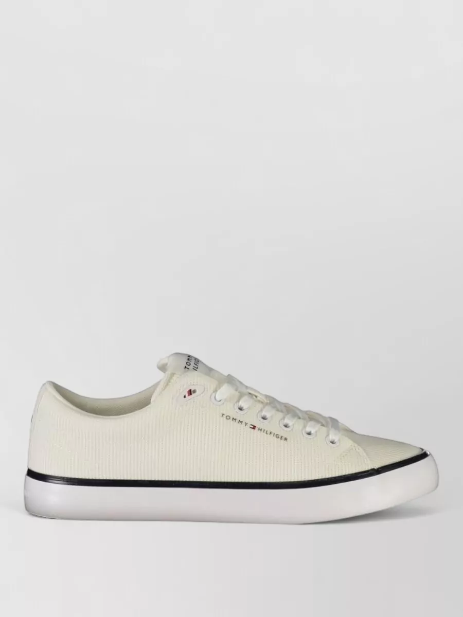 Tommy Hilfiger polyester lace-up sneakers