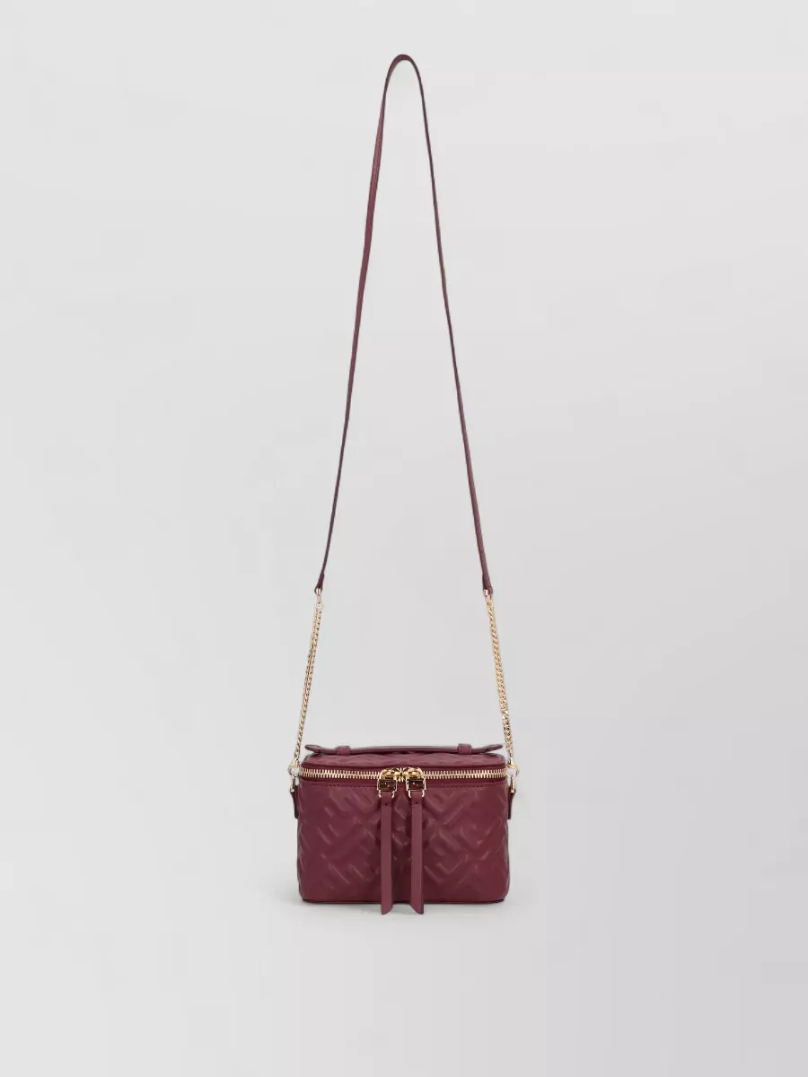 Fendi vanity leather mini crossbody bag