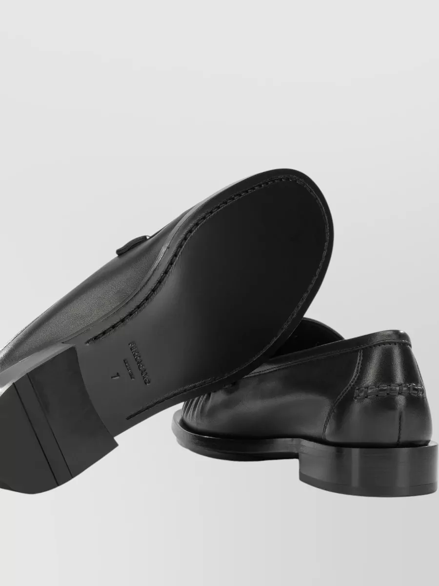 Ferragamo Leather Maryan Loafers
