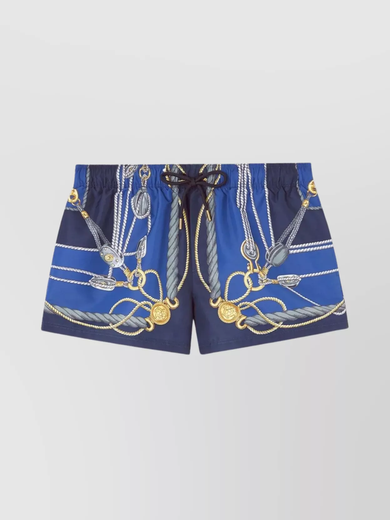 Shop Versace Patch Pocket Nautical Swim Shorts