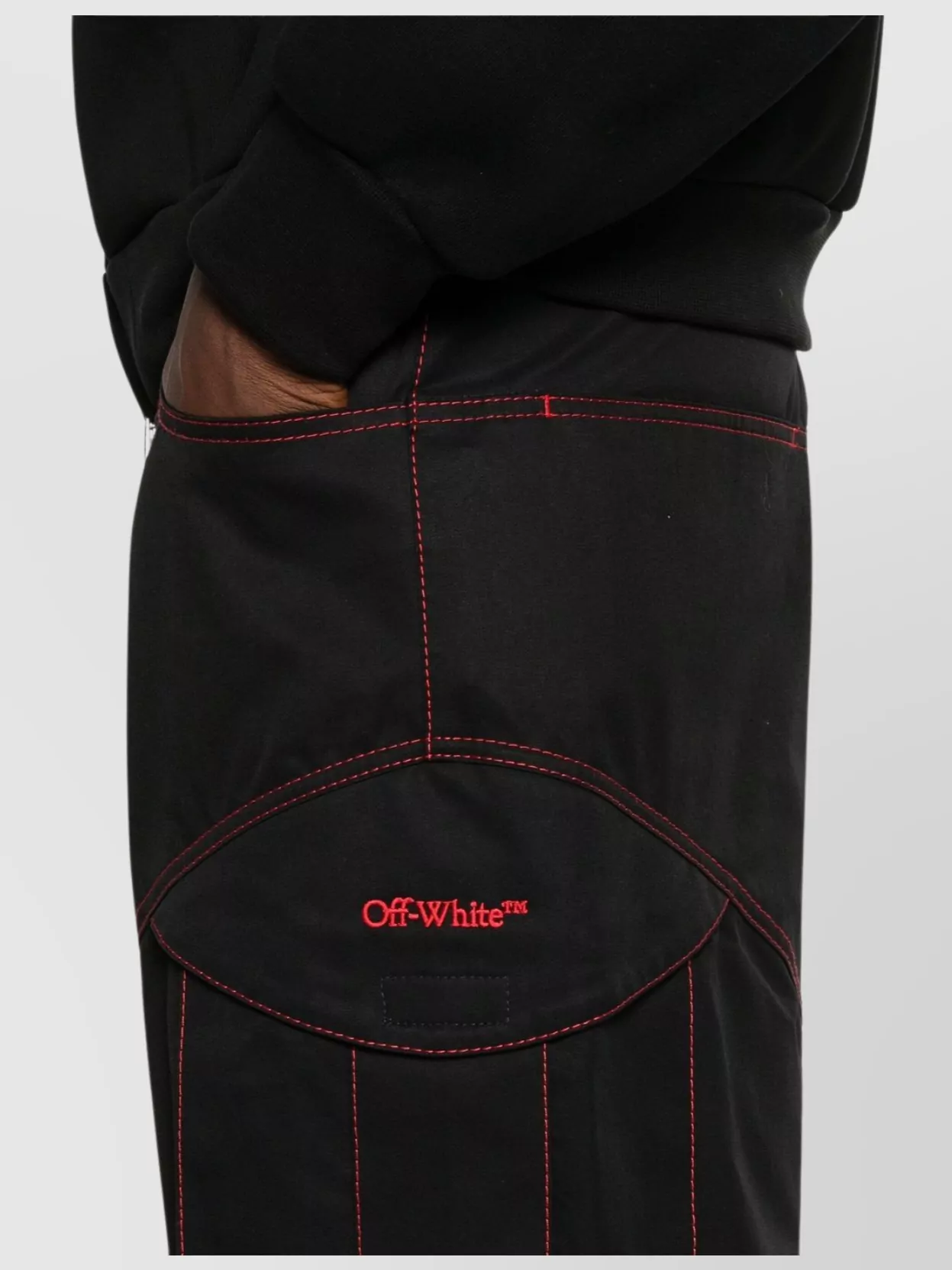 Off-White Cargo Pants Contrast Stitching