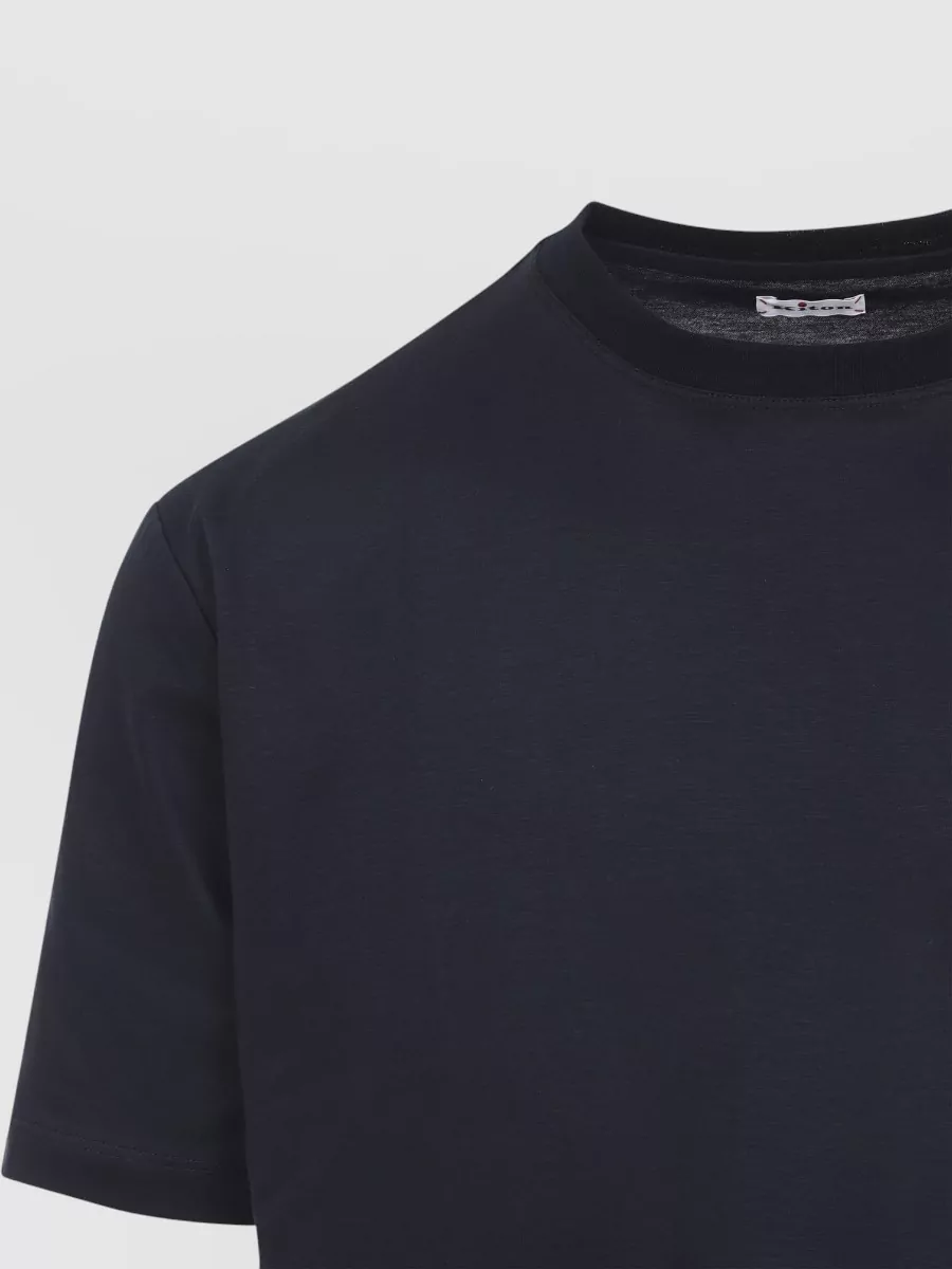 Kiton Milano Cotton Jersey T Shirt Relaxed Fit